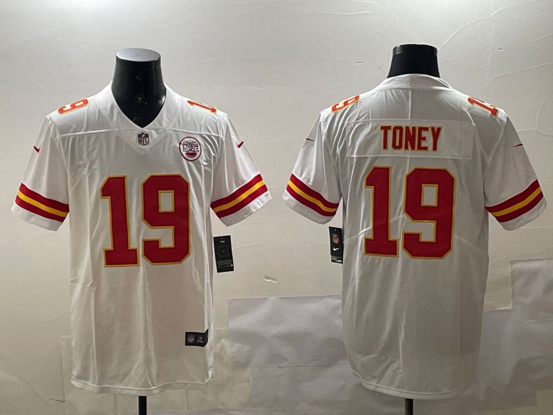 Men Kansas City Chiefs #19 Toney White Second generations 2025 Nike Limited NFL Jersey style 1->kansas city chiefs->NFL Jersey